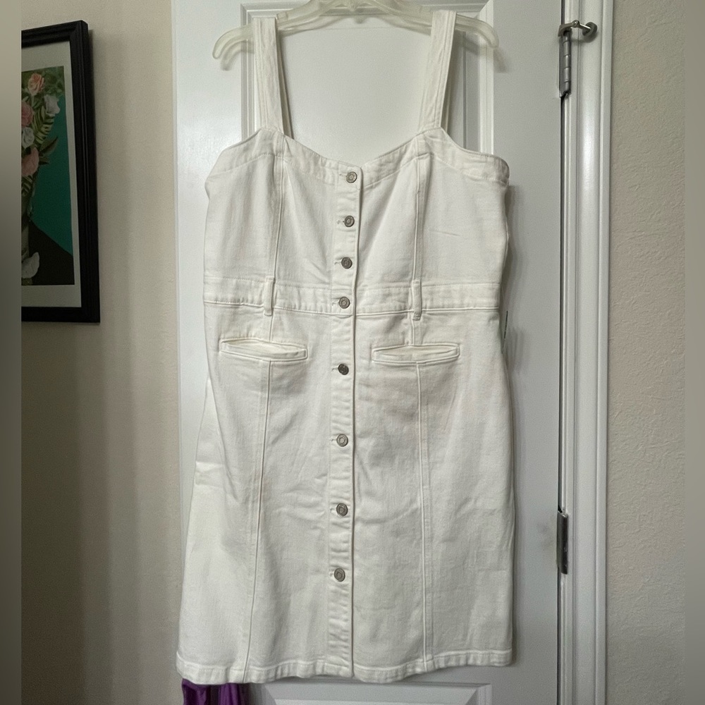 NwT denim mini dress
